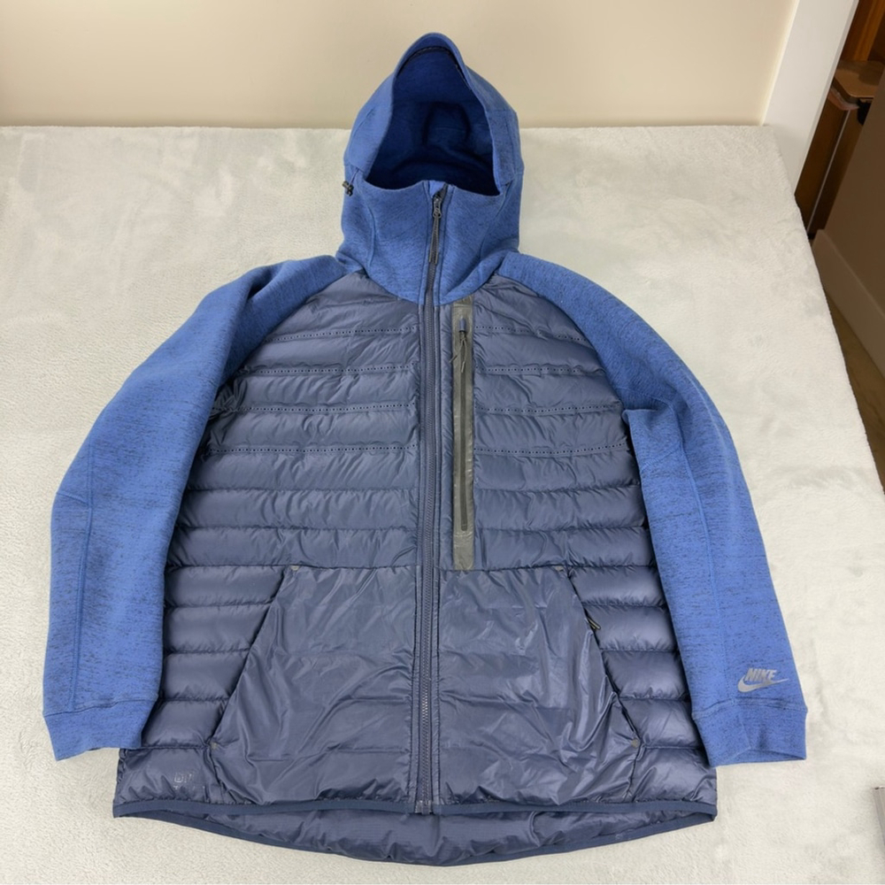 Nike Men's Size XL Tech Fleece Aeroloft 800 Down Fill Puffer Jacket 678261-451